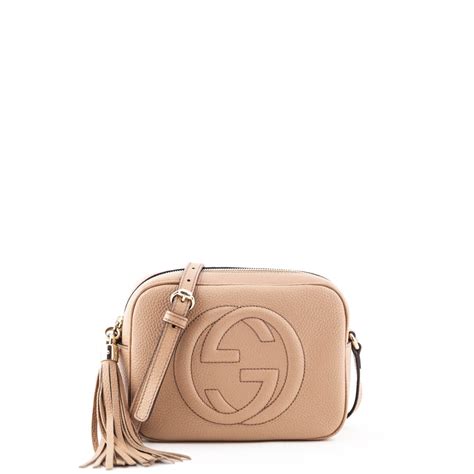 beige gucci disco bag|black Gucci soho disco bag.